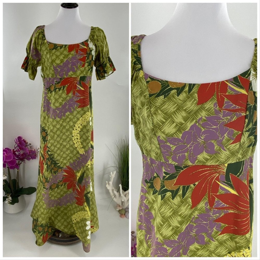 Vintage Hawaiian Muumuu Rainbow Hawaii Inc